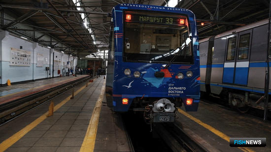 Камчатский краб спустился в метро