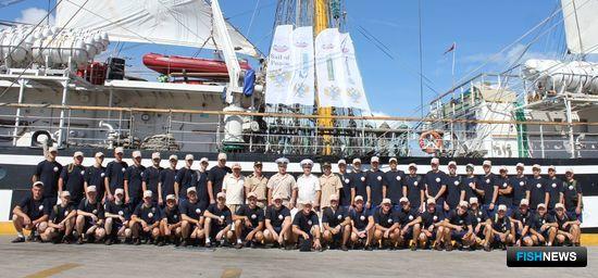 &laquo;Паллада&raquo; посетила первый порт кругосветки