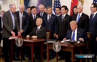 Под «торговое перемирие» США и Китая попадет и рыба Под «торговое перемирие» США и Китая попадет и рыба