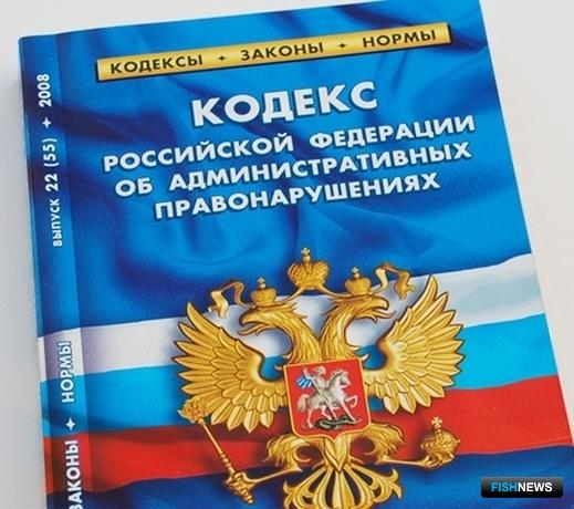 Минюст рассказал о &laquo;рыбных&raquo; замечаниях к проекту КоАП