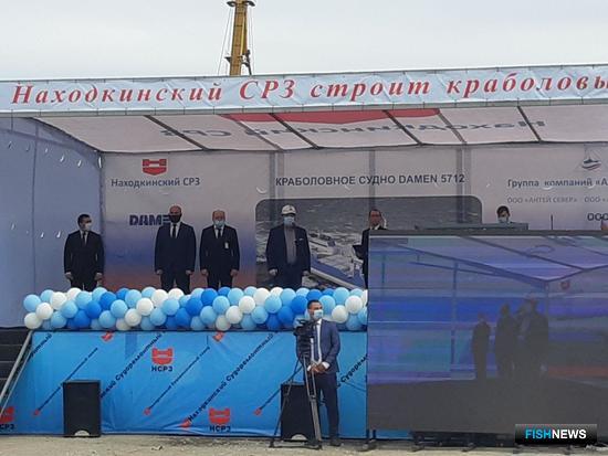 Большой заказ: добытчики краба заложили в Находке восемь судов