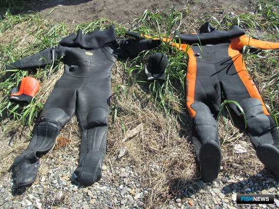 Сборщиков ценных гидробионтов поймала полиция