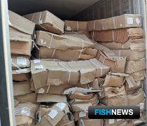 Коробки с семгой пытались ввезти &laquo;шиворот-навыворот&raquo;