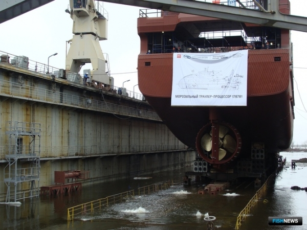 Второй траулер для &laquo;Норебо&raquo; встал на воду