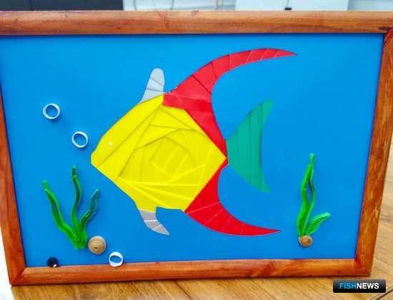 Труд рыбаков Заполярья запечатлели в рисунках и поделках