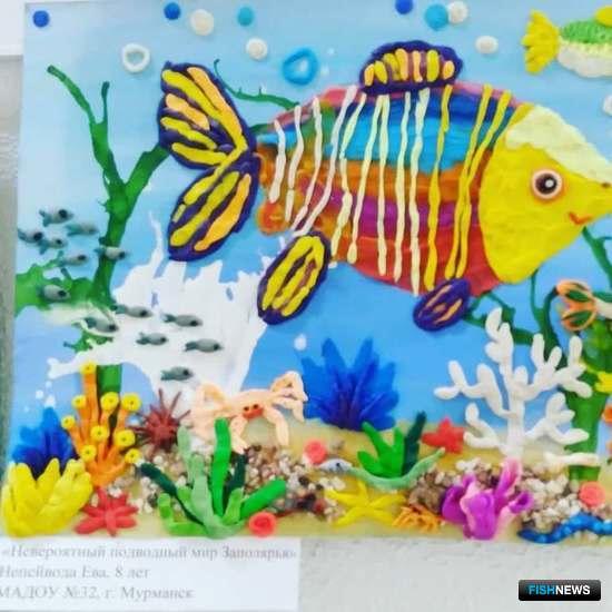 Труд рыбаков Заполярья запечатлели в рисунках и поделках