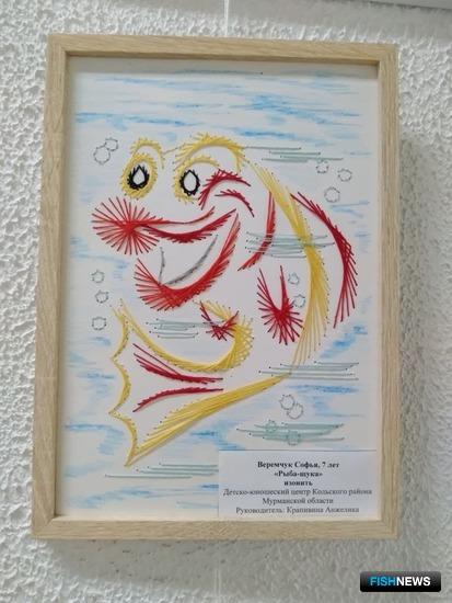 Труд рыбаков Заполярья запечатлели в рисунках и поделках