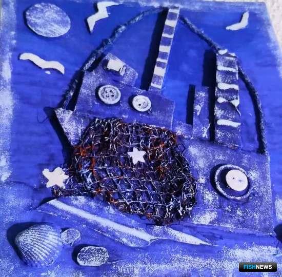 Труд рыбаков Заполярья запечатлели в рисунках и поделках