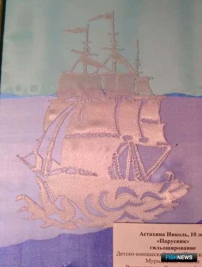 Труд рыбаков Заполярья запечатлели в рисунках и поделках