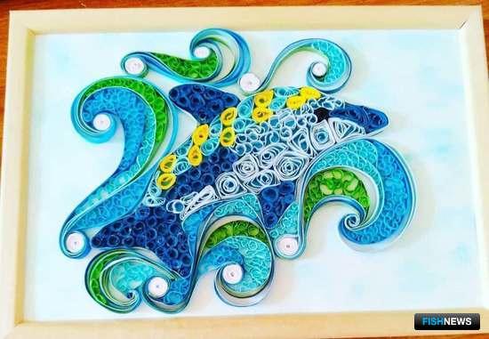 Труд рыбаков Заполярья запечатлели в рисунках и поделках