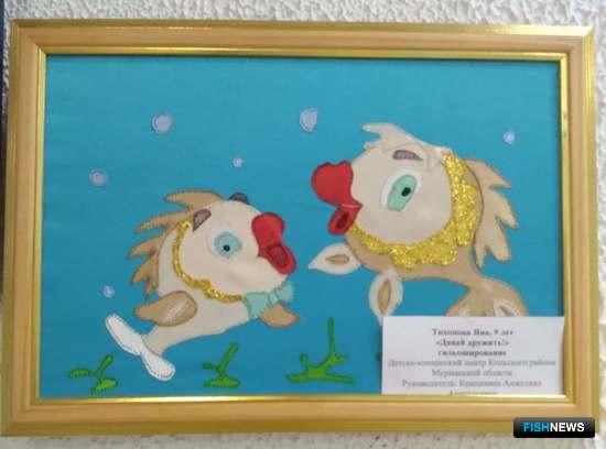 Труд рыбаков Заполярья запечатлели в рисунках и поделках