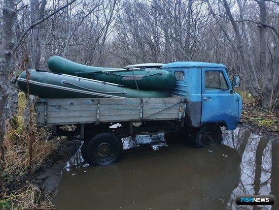 Камчатские браконьеры снаряжения не жалеют Камчатские браконьеры снаряжения не жалеют