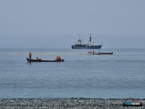 Тайфун затруднил работу добытчикам кеты в Приморье