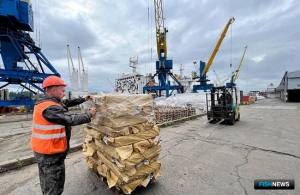 Поморье встретило груз дальневосточной рыбы