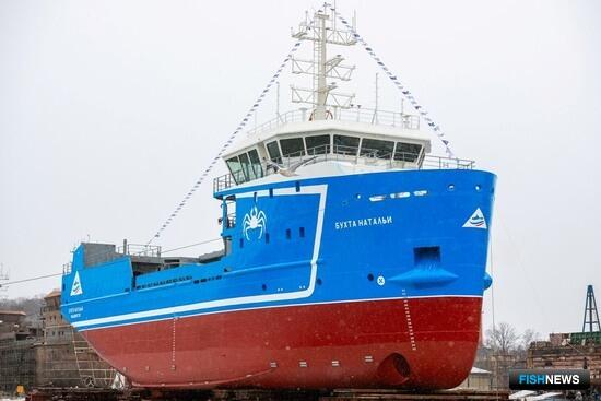 В Находке сошел со стапелей шестой краболов для «Антея» В Находке сошел со стапелей шестой краболов для «Антея»