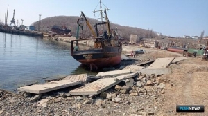 Росприроднадзор требует возмещения ущерба за брошенный сейнер