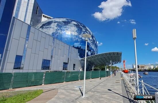 В Калининграде достраивают «Планету Океан» В Калининграде достраивают «Планету Океан»